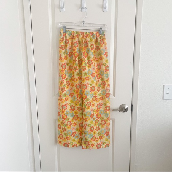 Pants - Vintage 60s Floral Pants